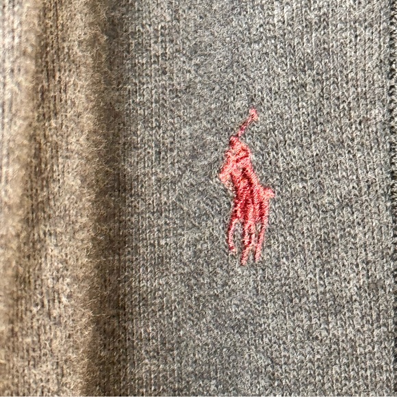 Ralph Lauren French Rib Charcoal Gray Black Classic Sweatpants Joggers Mens L - Picture 4 of 12